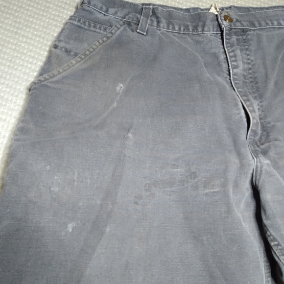 Carhartt Distressed Dark Gray Jeans Sz 40 - Picture 4 of 14